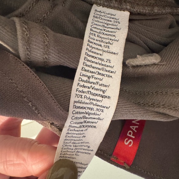 SPANX Brown Twill Shorts Size 3X - Picture 10 of 10